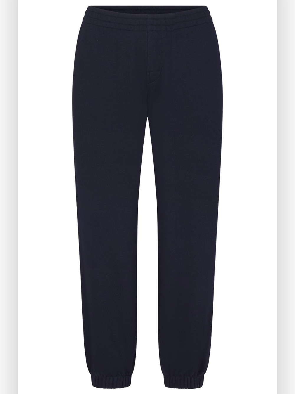 NWT Skims Drapey French Terry Cropped Jogger - Navy size L SKIMS - Picture 3 of 5